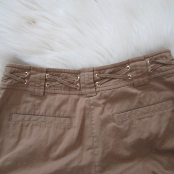 TORY BURCH Brown Shorts Size 0 - Picture 5 of 9